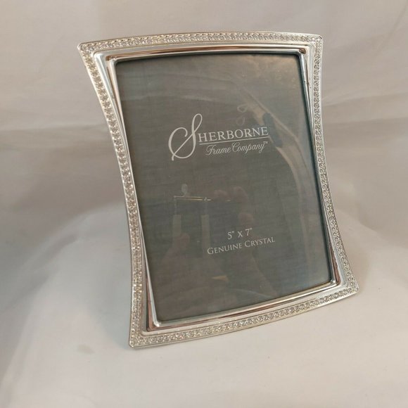 Stunning Sherborne 5" x 7" Genuine Crystal Rhinestones Photo Frame New - Picture 3 of 10